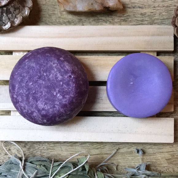 PURPLE LOTUS Mens Shampoo & conditioner set / Mountain Mom Soap Co - Picture 2 of 6